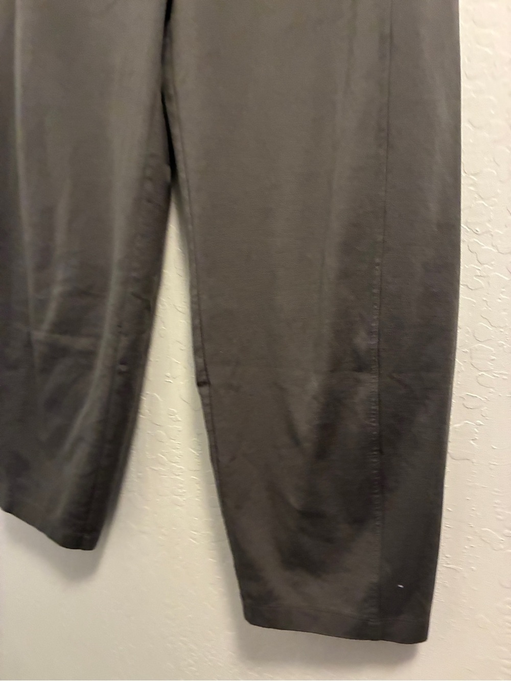 Eileen Fisher Gray Stretch Organic cotton Pull on Pants lantern - Picture 3 of 6